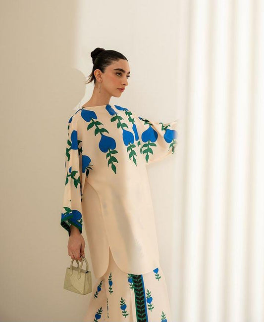 Grip printed 2 piece shirt & trouser